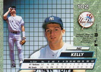1992 Ultra #102 Pat Kelly Back
