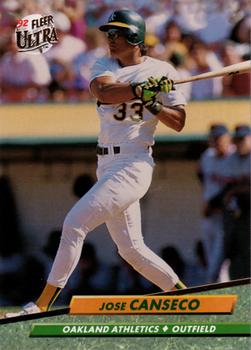 1992 Ultra #110 Jose Canseco Front