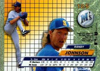 1992 Ultra #125 Randy Johnson Back
