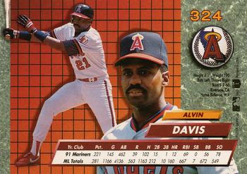 1992 Ultra #324 Alvin Davis Back