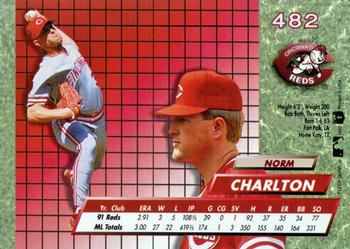 1992 Ultra #482 Norm Charlton Back
