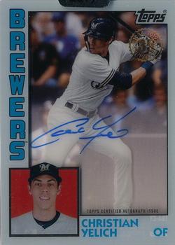 2019 Topps Clearly Authentic - 1984 Topps Baseball Autographs #TBA-CY Christian Yelich Front