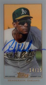 2019 Topps Clearly Authentic - T206 Autographs #TA-TH Rickey Henderson Front