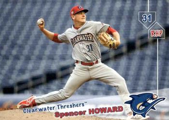 2019 Grandstand Clearwater Threshers #NNO Spencer Howard Front