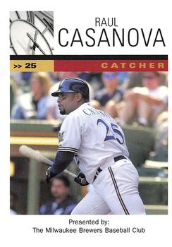 2002 Milwaukee Brewers Police #NNO Raul Casanova Front