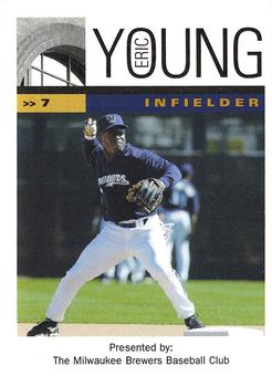 2002 Milwaukee Brewers Police #NNO Eric Young Front