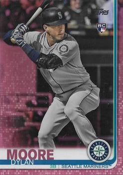 2019 Topps Update - Mother's Day Pink #US206 Dylan Moore Front