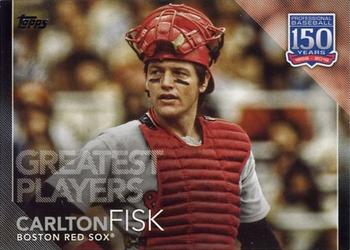 2019 Topps Update - 150 Years of Professional Baseball Black #150-8 Carlton Fisk Front