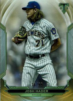 2019 Topps Triple Threads - Gold #38 Josh Hader Front