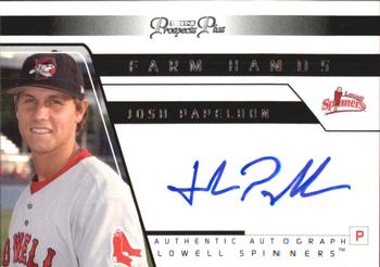 2006 TriStar Prospects Plus - Farm Hands Autographs #FH36 Josh Papelbon Front