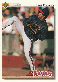 1992 Upper Deck #147 Luis Polonia Front