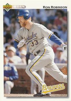 1992 Upper Deck #198 Ron Robinson Front