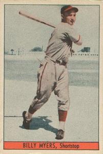 1938 Cincinnati Reds (W711-1) #NNO Billy Myers Front