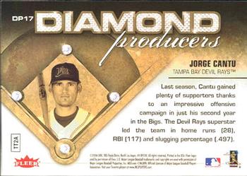 2006 Ultra - Diamond Producers #DP17 Jorge Cantu Back