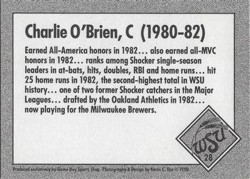 1990 Game Day Wichita State Shockers #28 Charlie O’Brien Back