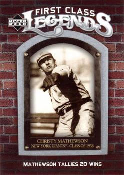 2006 Upper Deck - First Class Legends #FCL-61 Christy Mathewson Front