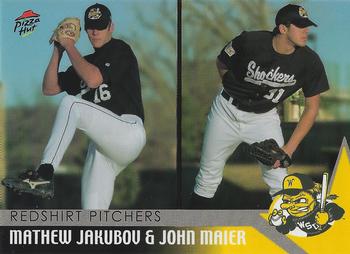 2005 MultiAd Wichita State Shockers #36 Mathew Jakubov / John Maier Front