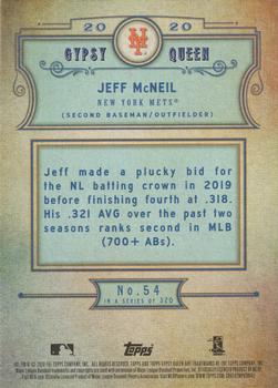 2020 Topps Gypsy Queen #54 Jeff McNeil Back