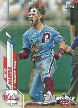 2020 Topps Opening Day #188 Bryce Harper Front