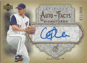 2006 Upper Deck Artifacts - Auto-Facts Signatures #AF-CL Cliff Lee Front