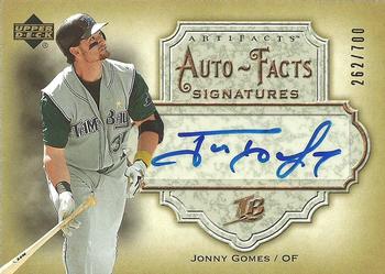 2006 Upper Deck Artifacts - Auto-Facts Signatures #AF-GO Jonny Gomes Front
