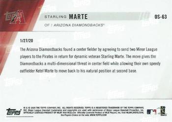 2019-20 Topps Now Off-Season #OS-63 Starling Marte Back