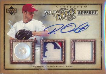 2006 Upper Deck Artifacts - MLB Rare Apparel Autographs #RO Roy Oswalt Front