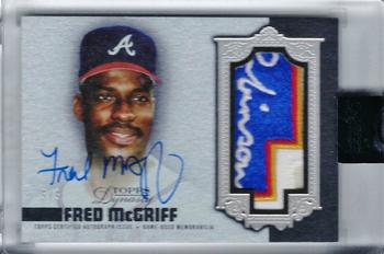 2019 Topps Dynasty - Autographed Patches Silver #DAP-FM1 Fred McGriff Front