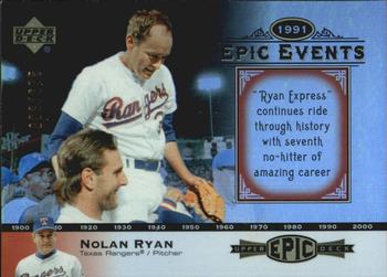2006 Upper Deck Epic - Events #EE80 Nolan Ryan Front