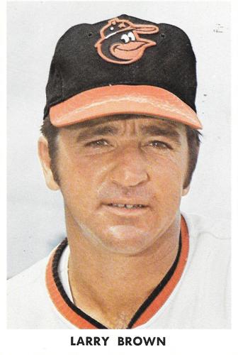 1973 Baltimore Orioles Photocards #NNO Larry Brown Front