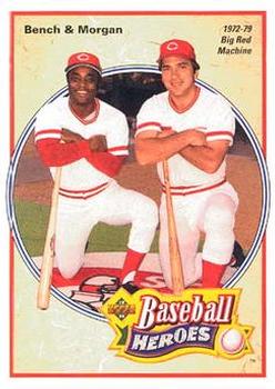 1992 Upper Deck - Baseball Heroes: Johnny Bench and Joe Morgan #43 Johnny Bench / Joe Morgan Front