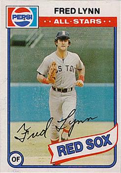 1980 Pepsi-Cola All-Stars #6 Fred Lynn Front