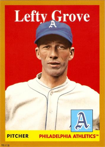 2019 Topps Archives 5x7 - Gold 5x7 #62 Lefty Grove Front