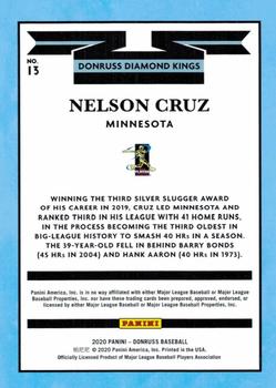 2020 Donruss #13 Nelson Cruz Back