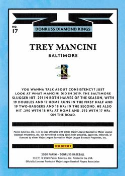 2020 Donruss #17 Trey Mancini Back