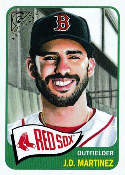 2019 Topps Gallery - Heritage #HT-6 J.D. Martinez Front