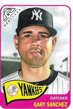 2019 Topps Gallery - Heritage #HT-21 Gary Sanchez Front