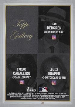 2019 Topps Gallery - Featured Artists #NNO Dan Bergren / Carlos Cabaleiro / Louise Draper Back