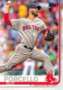 2019 Topps - 582 Montgomery #54 Rick Porcello Front