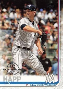 2019 Topps - 582 Montgomery #481 J.A. Happ Front