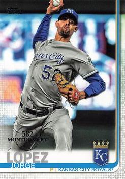 2019 Topps - 582 Montgomery #651 Jorge Lopez Front