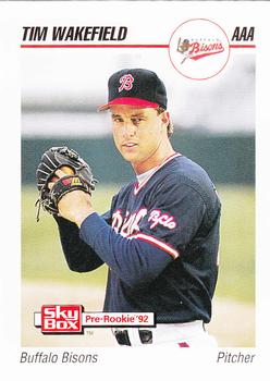 1992 SkyBox Team Sets AAA #45 Tim Wakefield Front