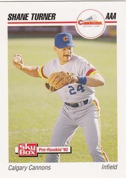 1992 SkyBox Team Sets AAA #71 Shane Turner Front