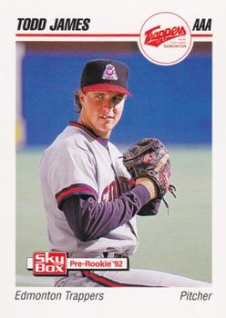 1992 SkyBox Team Sets AAA #161 Todd James Front