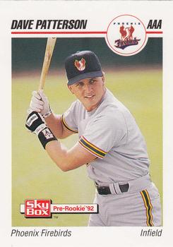 1992 SkyBox Team Sets AAA #392 Dave Patterson Front