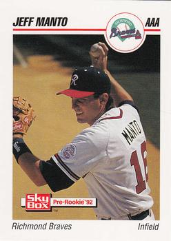 1992 SkyBox Team Sets AAA #431 Jeff Manto Front