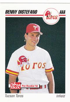 1992 SkyBox Team Sets AAA #606 Benny Distefano Front
