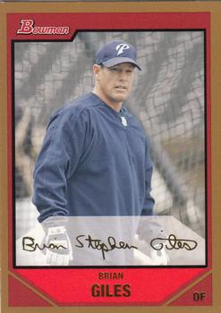 2007 Bowman - Gold #74 Brian Giles Front