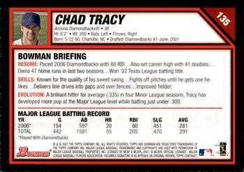 2007 Bowman - Gold #135 Chad Tracy Back