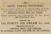 1927 Honey Boy Ice Cream (FC59) #18 Grover Alexander Back